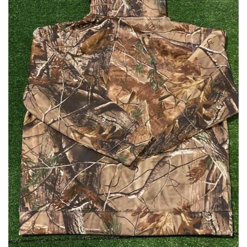 Akron Zips hoodie mens large brown under armour realtree camo sweatshirt retro - Picture 8 of 9